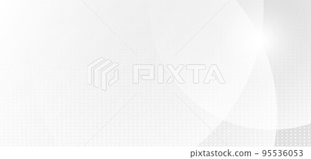 Abstract circles pattern design of gradient white decoration template.  95536053