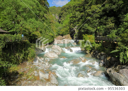 Nanogawa, Niyodogawa-cho, Agawa-gun, Kochi Flows through the Nakatsu Valley where you can see the Niyodo Blue 95536303
