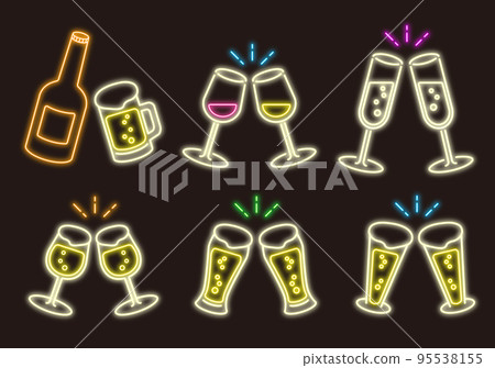 Neon Cheers Beer Wine Neon Cheers Beer Wine 95538155