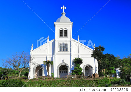 [Kumamoto Prefecture] Sunny Oe Cathedral (Amakusa) 95538208