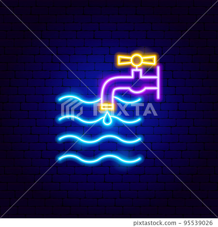 Fresh Water Neon Sign Fresh Water Neon Sign 95539026