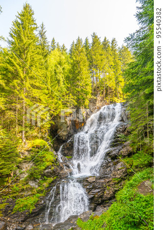 Riesach waterfall in Untertal Valley 95540382