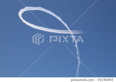 Acrobatic flight of Blue Impulse Acrobatic flight of Blue Impulse 95540993