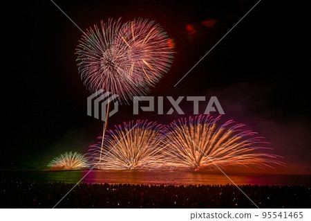 Exciting Mikuni Fireworks Festival 95541465