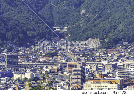 廣島縣三原市西町和本町周邊的三原街景 95542861