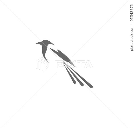 Magpie logo icon illustration design Magpie logo icon illustration design 95542873