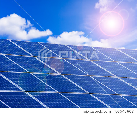 生態太陽能發電形象 95543608