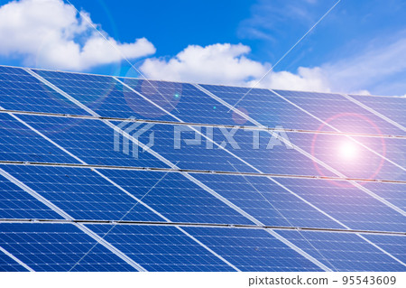 生態太陽能發電形象 95543609