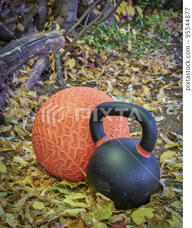 heavy iron kettlebell and slam ball heavy iron kettlebell and slam ball 95544877