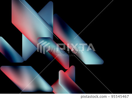 Fluid color dynamic geometric shapes abstract background. Vector illustration for wallpaper banner background or landing page Fluid color dynamic geometric shapes abstract background. Vector illustration for wallpaper banner background or landing page 95545467