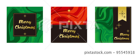 聖誕快樂大理石圖案背景框架橫幅 95545918