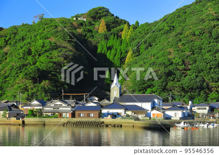 [熊本縣]陽光崎津教會和崎津村（天草） 95546356