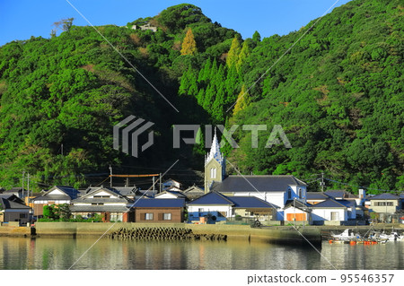 [熊本縣]陽光崎津教會和崎津村（天草） 95546357