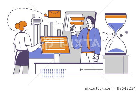 Workflow business development, deadlines at work 95548234