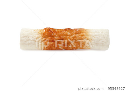 用於快速肌肉蛋白質攝入的減鹽chikuwa [白色背景/剪輯] 95548627