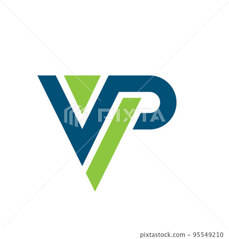 vp icon vector illustration concept design template vp icon vector illustration concept design template 95549210