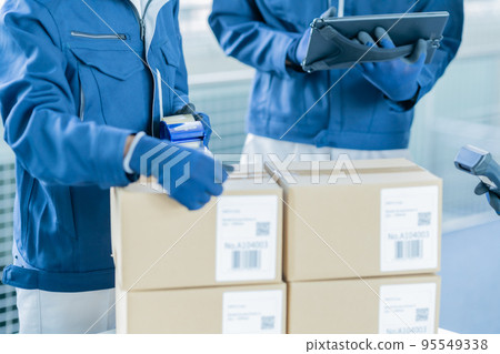 工人包裝運輸不露面 95549338