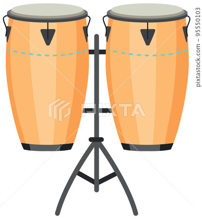 Musical instrument with conga drums 95550103