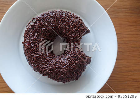 Chocolate donut Chocolate donut 95551299
