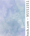 Blue abstract Painting Watercolor illustration background 95551551