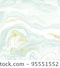 Green marble watercolor background 95551552