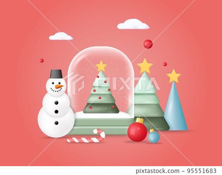 Happy new year and merry Christmas background Happy new year and merry Christmas background 95551683