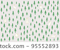 Rabbit pattern material in the forest 95552893