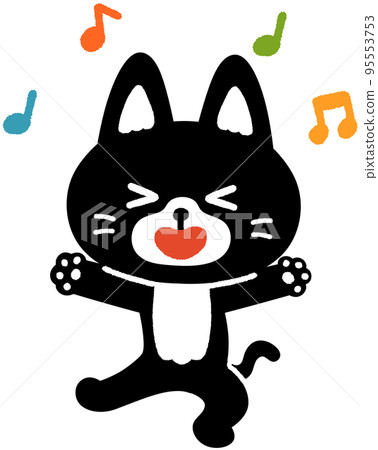 dancing cat 95553753