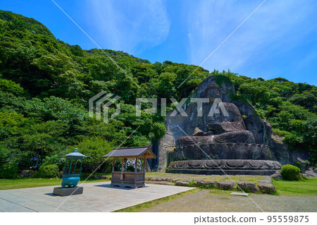 The Great Buddha of Nokogiriyama Nihonji Temple in Kyonan Town, Chiba Prefecture The Great Buddha of Nokogiriyama Nihonji Temple in Kyonan Town, Chiba Prefecture 95559875