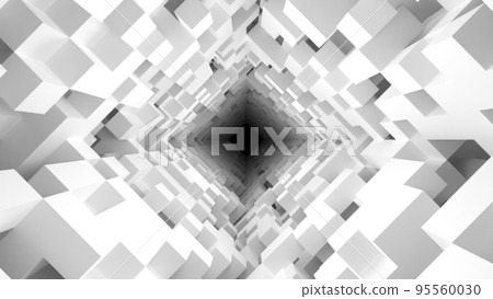 Business Cube Simple Abstract White [different version available] 95560030