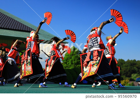 岩手縣北上市民俗藝能鬼舞 岩手縣北上市民俗藝能鬼舞 95560970