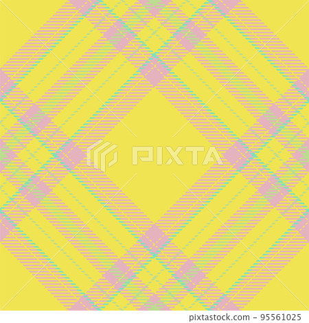 Plaid pattern vector. Check fabric texture. Seamless textile design for clothes, paper print. 95561025