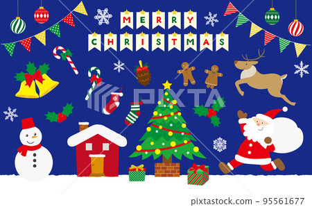 Christmas illustration set 95561677