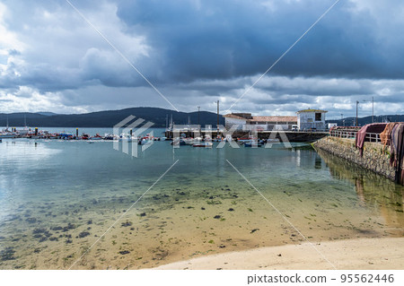 The fishermen village of Camarinas in Galicia, Spain The fishermen village of Camarinas in Galicia, Spain 95562446