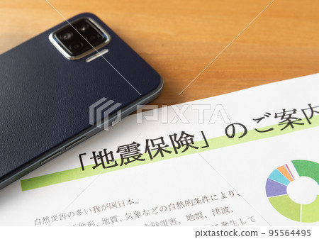 Earthquake insurance and smartphone internet insurance contract non-life insurance 95564495