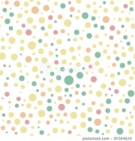 Seamless Vector Background. Pattern With Colored Random Shapes 95564620