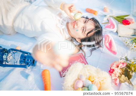 兔子和復活節 95567074