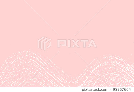 Grunge texture. Distress pink rough trace. Good-looking background. Noise dirty grunge texture. Radiant artistic surface. Vector illustration. 95567664