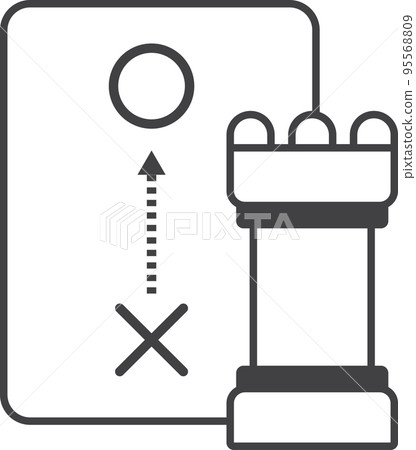 Chess and Strategy illustration in minimal style 95568809