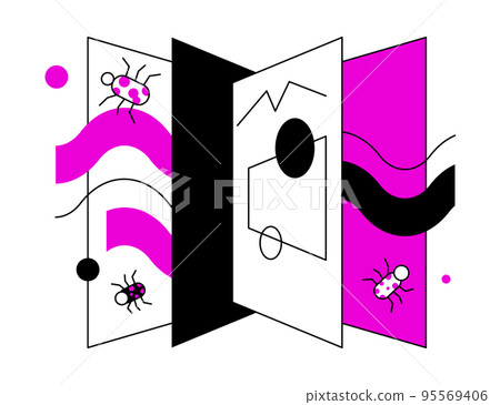 Checking files for viruses - colorful flat design style illustration Checking files for viruses - colorful flat design style illustration 95569406