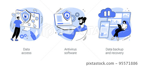 Data loss prevention isolated cartoon vector illustrations se Data loss prevention isolated cartoon vector illustrations se 95571886