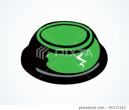 Button. Vector drawing 95572181