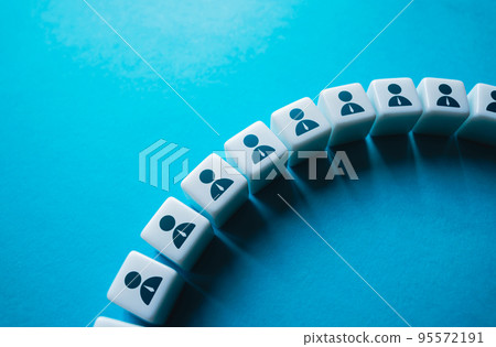 Row of employees. Hiring new employees for vacancies. Human resources. Personnel management. Staffing and recruiting candidates. Searching for workers among candidates, communication. Row of employees. Hiring new employees for vacancies. Human resources. Personnel management. Staffing and recruiting candidates. Searching for workers among candidates, communication. 95572191