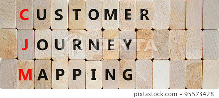 CJM customer journey mapping symbol. Concept words CJM customer journey mapping on wooden blocks on a beautiful wooden background. Business and CJM customer journey mapping concept. Copy space. CJM customer journey mapping symbol. Concept words CJM customer journey mapping on wooden blocks on a beautiful wooden background. Business and CJM customer journey mapping concept. Copy space. 95573428