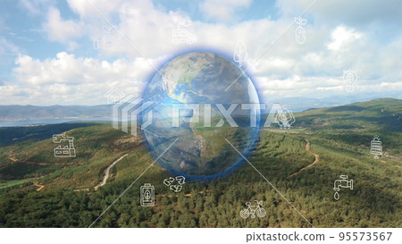 Environmental technology concept. Sustainable development goals. SDGs. High quality photo Environmental technology concept. Sustainable development goals. SDGs. High quality photo 95573567