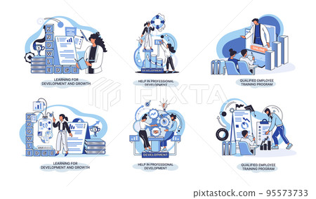 Help in professional development. Qualified employee training program. Learning for software development and growth 95573733