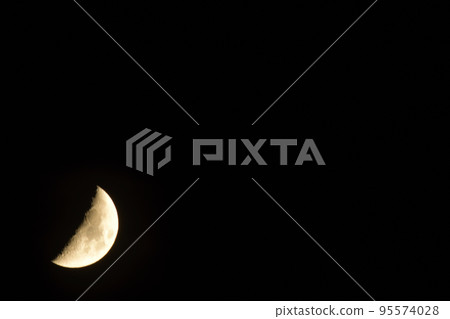 北斗市白州町,月齡6.2 10月上旬(位置:左下) 北斗市白州町,月齡6.2 10月上旬(位置:左下) 95574028