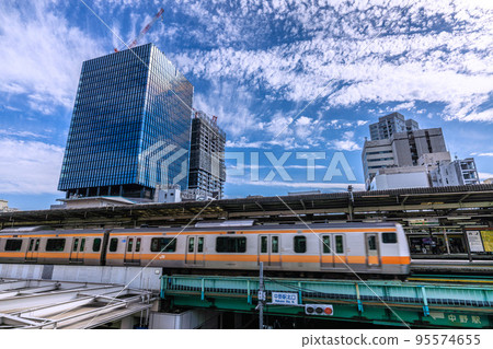The cityscape of Tokyo, Japan: the ever-changing Nakano Station area. Urban redevelopment project = October 23 95574655