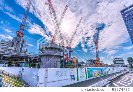 The cityscape of Tokyo, Japan: the ever-changing Nakano Station area. Redevelopment of Nakano Station = October 23 The cityscape of Tokyo, Japan: the ever-changing Nakano Station area. Redevelopment of Nakano Station = October 23 95574725