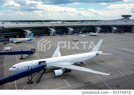 Airplane Airbus A330-300 I-Fly airline at Vnukovo airport in Moscow. 95574878